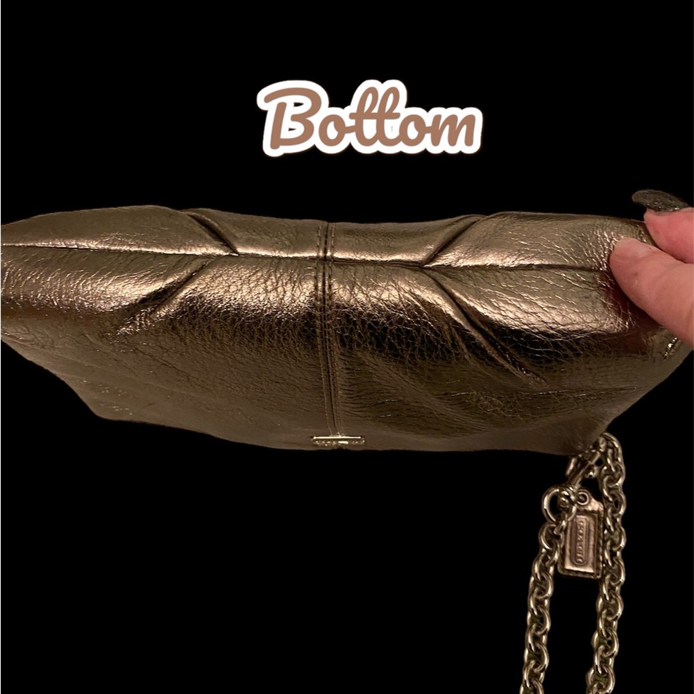 Coach metallic purse - Picture 5 of 7